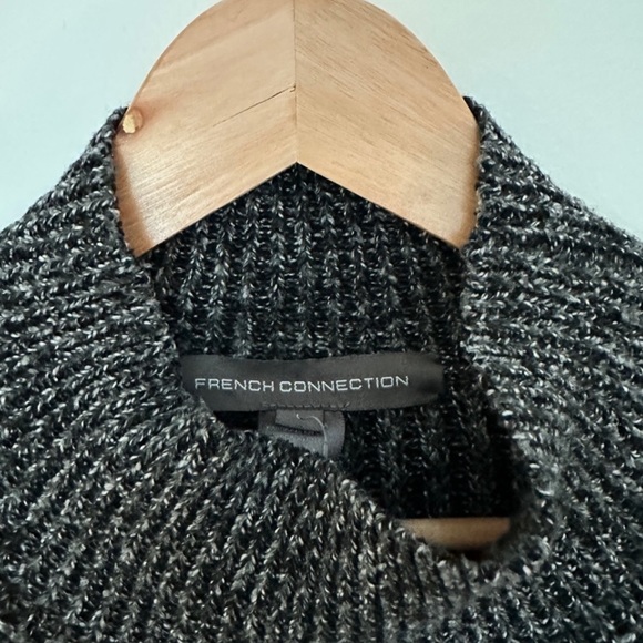 French Connection oversized mock neck sweater tunic size large - Picture 2 of 3